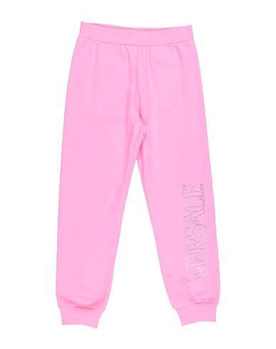 VERSACE YOUNG Casual trouser Pink 100% Cotton
