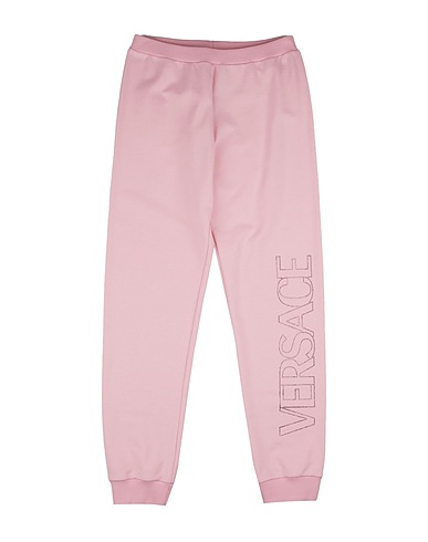 VERSACE YOUNG Casual pants Antique rose 100% Cotton