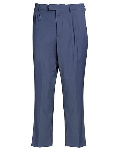 NEIL BARRETT Casual pants Blue 54% Polyester, 44% Wool, 2% Elastane
