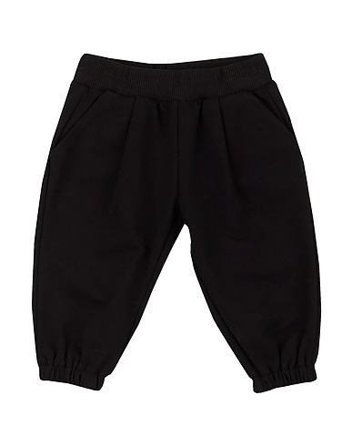MOSCHINO KID Pantalone Nero 95% Cotone, 5% Elastan