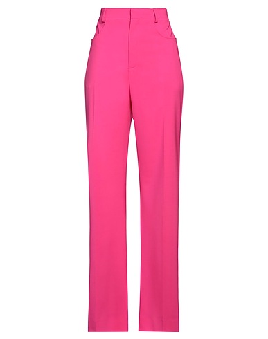JACQUEMUS Casual trouser Fuchsia 98% Virgin Wool, 2% Elastane