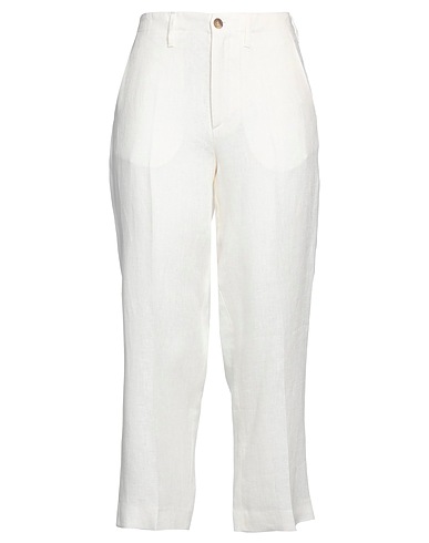 KILTIE Casual trouser Ivory 100% Linen