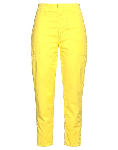 DONDUP Casual pants Yellow 97% Cotton, 3% Elastane