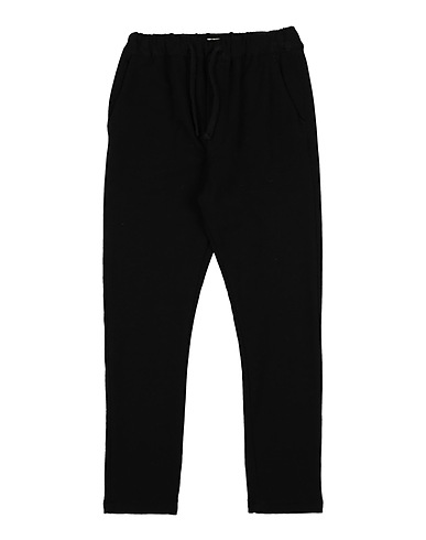 PAOLO PECORA Casual trouser Black 95% Cotton, 5% Elastane