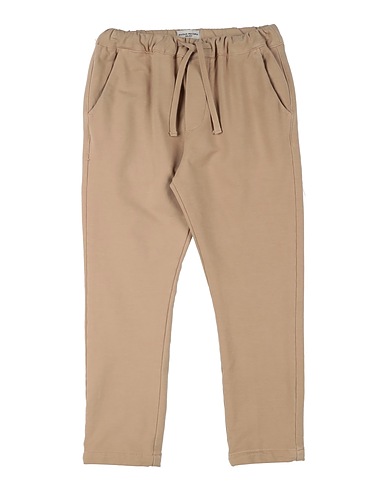 PAOLO PECORA Casual trouser Beige 95% Cotton, 5% Elastane