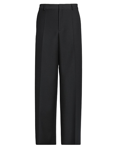 VALENTINO GARAVANI Casual pants Black 65% Virgin Wool, 35% Silk