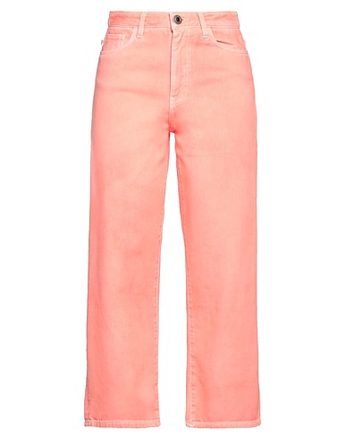 2W2M Denim trousers Salmon pink 100% Cotton