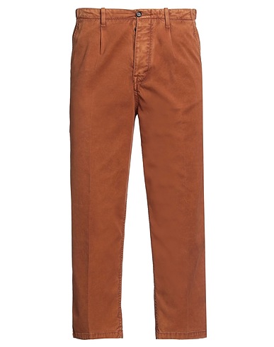 PAOLO PECORA Pantalone Cuoio 98% Cotone, 2% Elastan