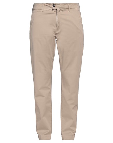 LIU •JO MAN Casual trouser Beige 98% Cotton, 2% Elastane