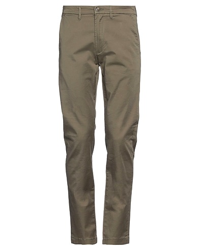 LIU •JO MAN Chinos Verde militare 98% Cotone, 2% Elastan