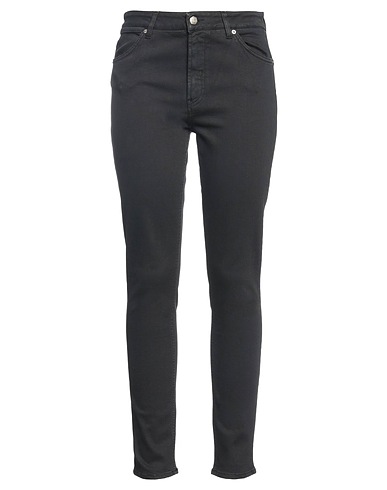 2W2M Denim trousers Black 92% Cotton, 6% Elastomultiester, 2% Elastane