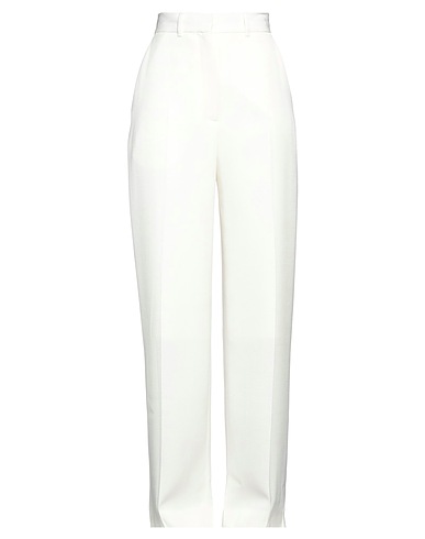 CASABLANCA Casual trouser Ivory 57% Viscose, 43% Silk
