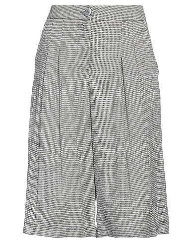 BRAND UNIQUE Shorts & Bermuda Black 52% Viscose, 48% Linen, Rayon