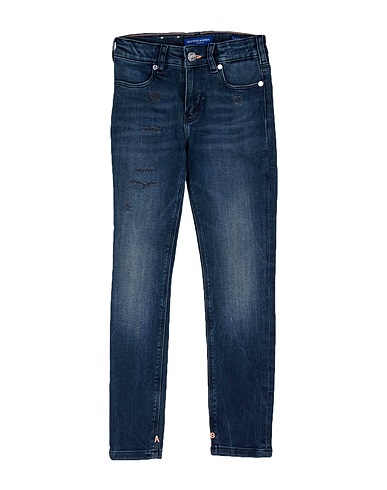 SCOTCH R'BELLE Denim trousers Blue 73% Cotton, 20% Recycled cotton, 5% Elastomultiester, 2% Elastane