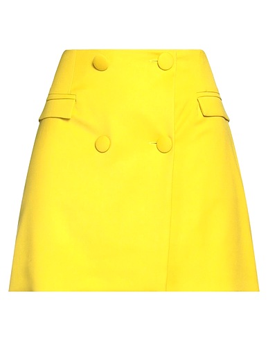 JIJIL Mini skirt Marigold 66% Polyester, 33% Viscose, 1% Elastane
