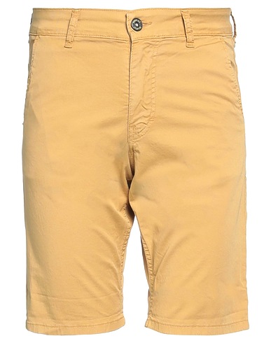 DISPLAJ Shorts & Bermuda Mustard 98% Cotton, 2% Elastane