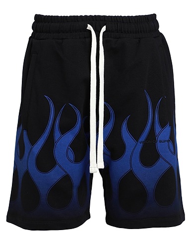 VISION OF SUPER Shorts & Bermuda Black 100% Cotton