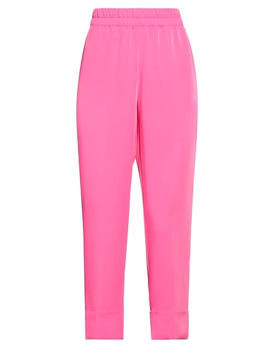 KATE BY LALTRAMODA Casual pants Fuchsia 94% Polyester, 6% Elastane