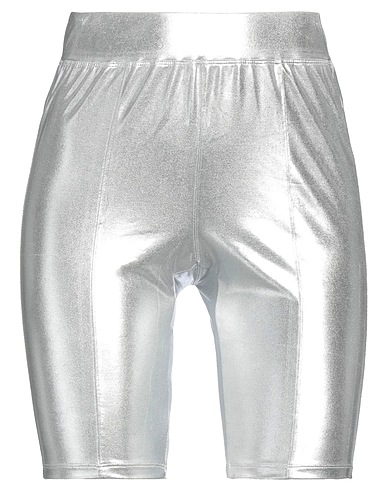 FORTE_FORTE Leggings Silver 92% Polyester, 8% Polyurethane