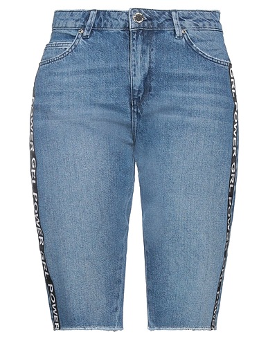 2NDDAY Denim shorts Blue 100% Cotton, Polyester
