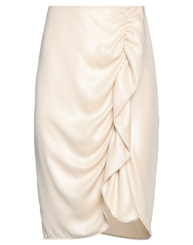 REBEL QUEEN by LIU •JO Midi-Rock Beige 100% Polyester