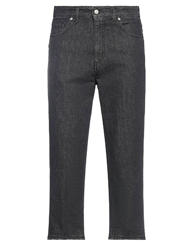 DIFFERENT Denim trousers Black 100% Cotton
