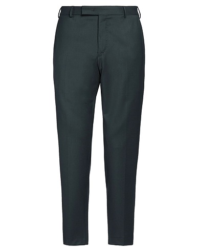 PT Torino Casual trouser Dark green 95% Virgin Wool, 5% Elastane