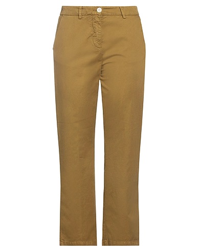 WHITE SAND Pantalone Senape 77% Cotone, 23% Lino