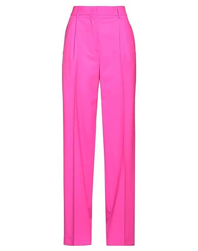MSGM Casual pants Fuchsia 96% Virgin Wool, 4% Elastane