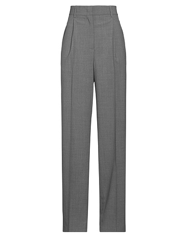 MSGM Casual pants Grey 96% Virgin Wool, 4% Elastane