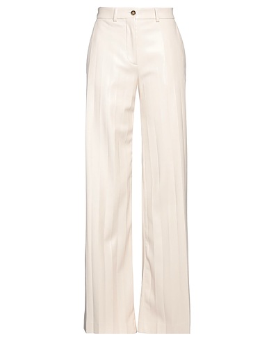 MSGM Casual trouser Ivory 100% Polyester