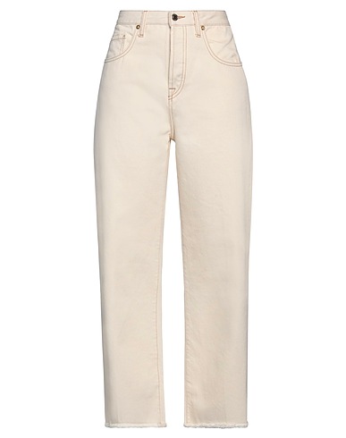 TRUE NYC® Casual trouser Cream 100% Cotton