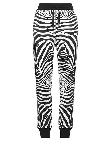 DOLCE&GABBANA Casual pants Black 100% Cotton, Elastane