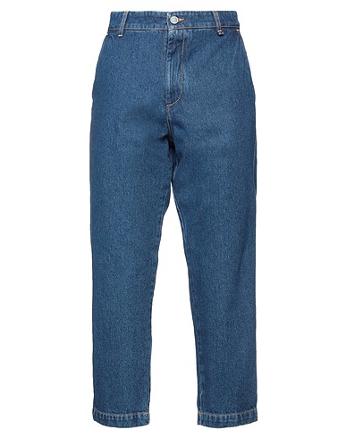 BERNA Denim trousers Blue 100% Cotton