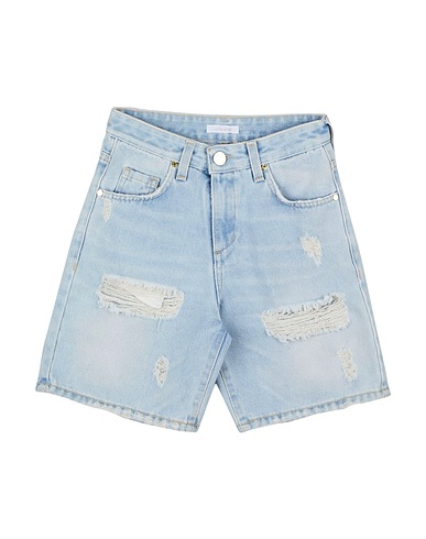 L:Ú L:Ú by MISS GRANT Shorts Blau 85% Baumwolle, 15% Polyester