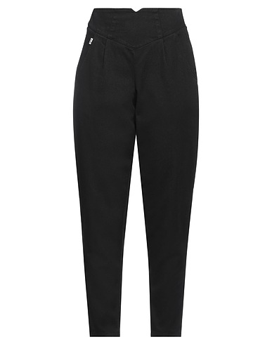 JIJIL Casual trouser Black 98% Cotton, 2% Elastane