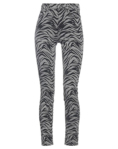 GUESS Denim trousers Grey 68% Cotton, 29% Polyester, 3% Elastane