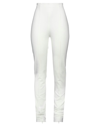 PINKO Casual trouser Ivory 67% Viscose, 28% Polyamide, 5% Elastane