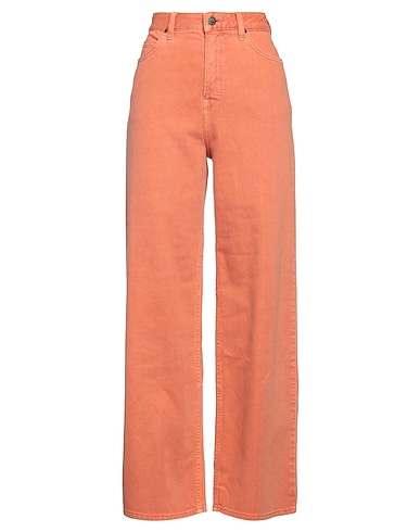 LEE Casual pants Orange 80% Cotton, 20% Hemp