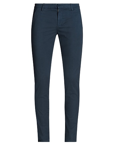 DONDUP Casual pants Midnight blue 96% Cotton, 4% Elastane