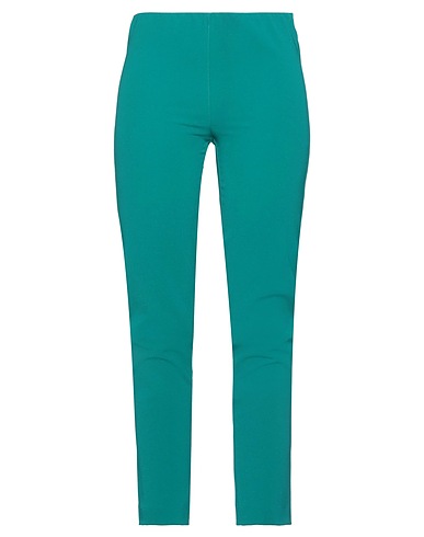 P.A.R.O.S.H. Casual pants Green 97% Polyester, 3% Elastane