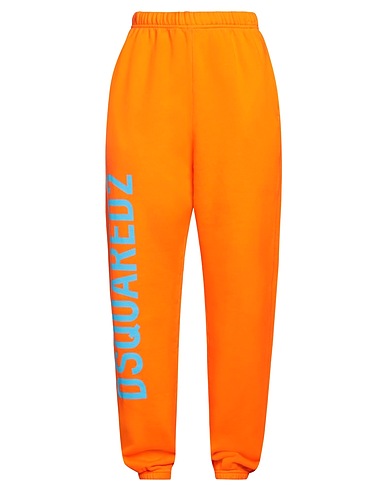 DSQUARED2 Casual pants Orange 100% Cotton