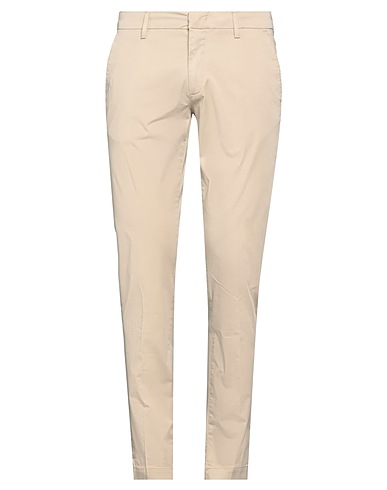 BRO SHIP Casual trouser Beige 97% Cotton, 3% Elastane