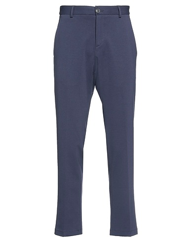 UNGARO Casual trouser Blue 52% Cotton, 40% Polyamide, 8% Elastane
