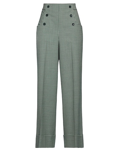 P.A.R.O.S.H. Casual trouser Sage green 98% Virgin Wool, 2% Elastane
