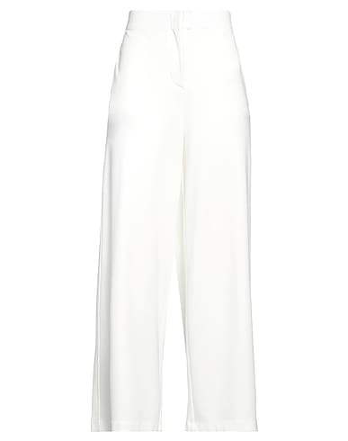 JIJIL Casual trouser Ivory 60% Viscose, 35% Polyamide, 5% Elastane
