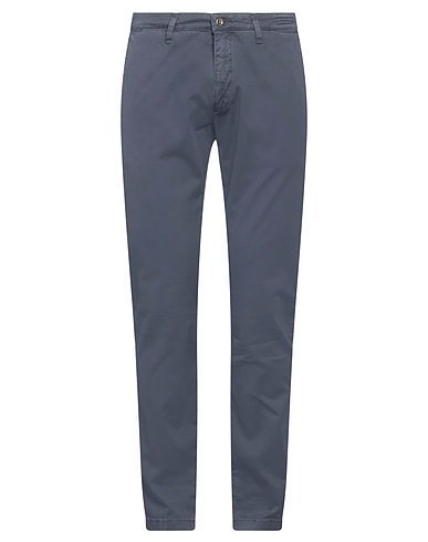 4/10 FOUR.TEN INDUSTRY Casual pants Navy 97% Cotton, 3% Elastane