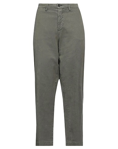 BRIGLIA 1949 パンツ ミリタリーグリーン コットン 50% / 指定外繊維（テンセル) 44% / シルク 4% / ポリウレタン 2%