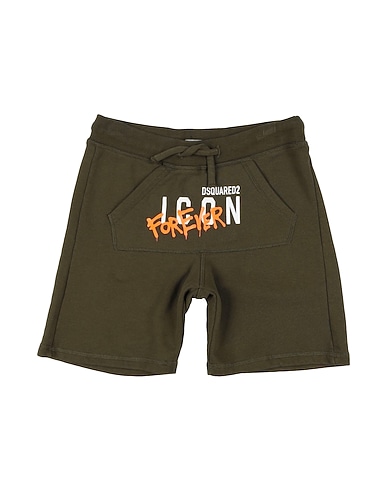 DSQUARED2 Shorts & Bermuda Military green 100% Cotton