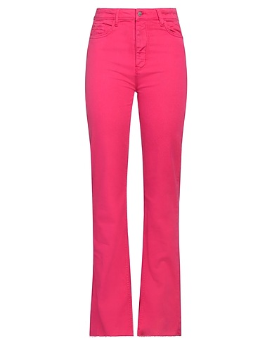 SHOPART Casual trouser Fuchsia 97% Cotton, 3% Elastane